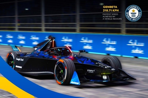najnowsza sprawa firmy na temat NOWY SAMOCHÓD GENBETA OPRACOWANY PRZEZ FORMUŁĘ E I JEJ PARTNERA INNOWACYJNEGO SABIC SHATTERS TYTUŁ GUINNESS WORLD RECORDS™