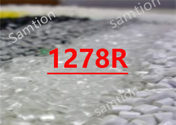 S-Plastic Lexan 1278R ma średnią lepkość, wzmocniony szkłem o 20%, odporny na płomień, oferuje bardzo wysoką wytrzymałość
