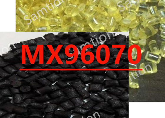 S-Plastic Thermocomp MX96070 to związek na bazie żywicy polipropylenowej zawierający środek hamujący płomień.