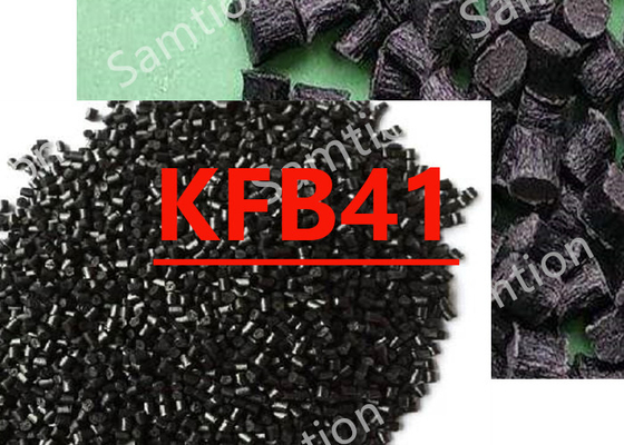 S-Plastic Thermocomp KFB41 to związek na bazie żywicy acetalowej kopolimerowej zawierającej włókno szklane, koralik szklany.