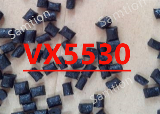 S-Plastic Valox VX5530 jest mieszaniną PBT+PC z 15% opalanej płomieniem, wzmocnioną 10% włóknami szklanymi i minerałami.