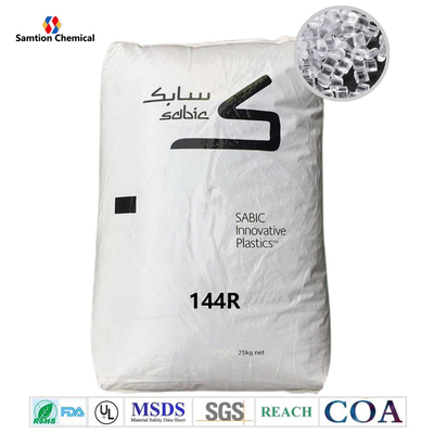 FDA S-Plastic Lexan 144R Polycarbonate Plastic Resin HB MFR 10.5 Wewnętrzne uwalnianie pleśni UL